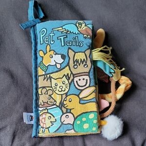 Pet Tails Jellycat Soft Baby Book